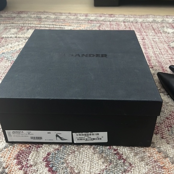 Jil Sander | SSENSE Exclusive Black Ankle Strap Leather Pumps - Size IT 40 - Picture 7 of 9